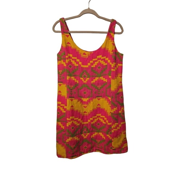 Judith March geometric aztec knit dress size Large - Picture 1 of 4